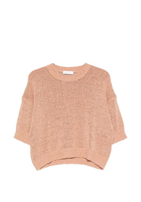 maglia giricollo donna nude ROBERTO COLLINA | 261FXA4102141